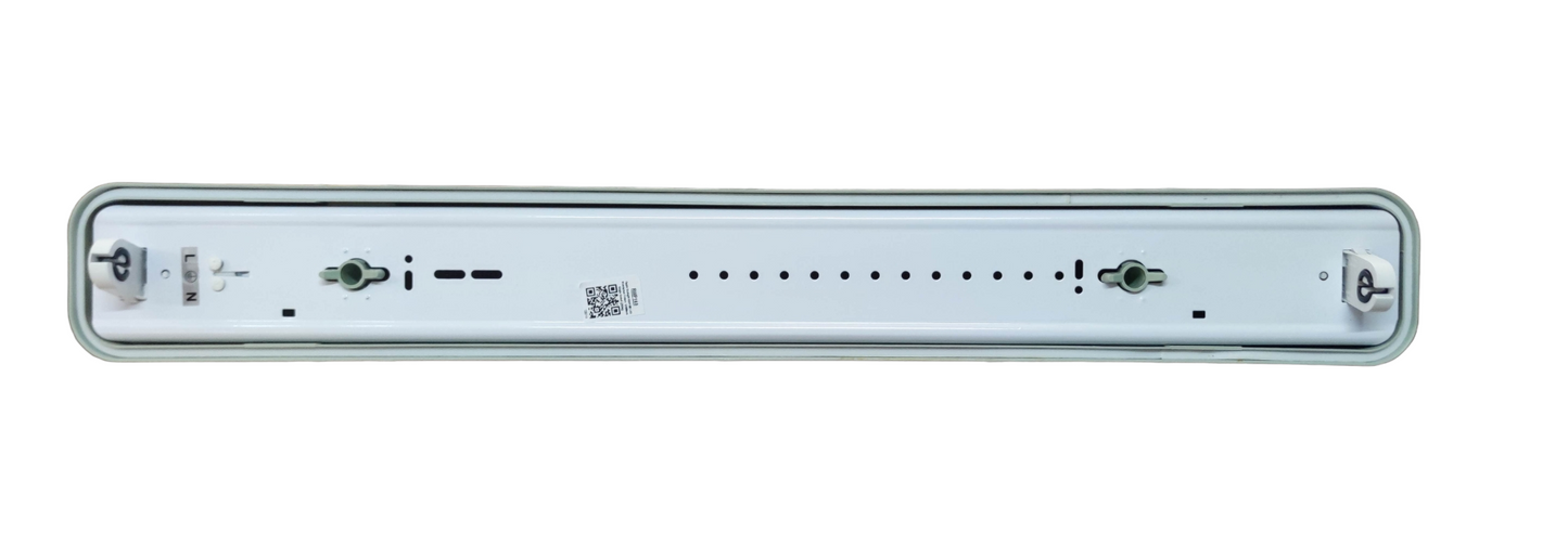 Opple 1x8W T8 fluorescent tube fixture designed for efficient lighting installation