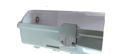 Opple 1x8W T8 fluorescent tube fixture with a sleek design for efficient lighting installations