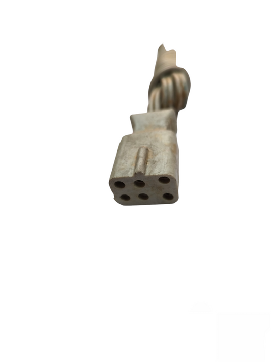 Close-up of 2 meter AC power cord connector with multiple pin sockets from China vendor