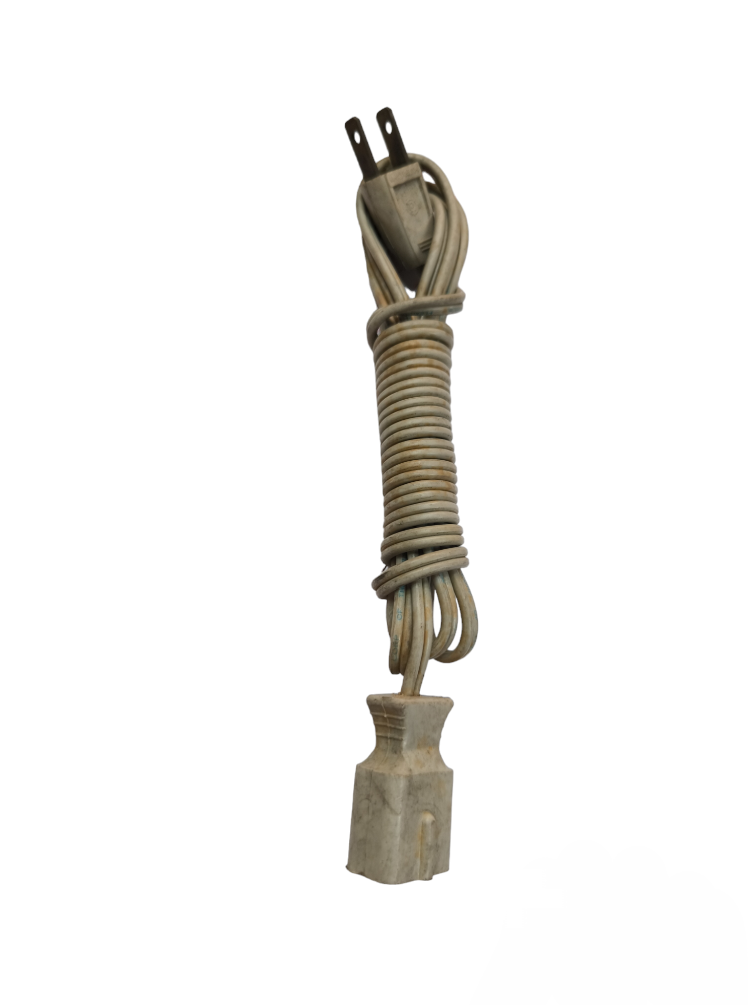 2 meter AC power cord with two-prong plug and female connector wire from China