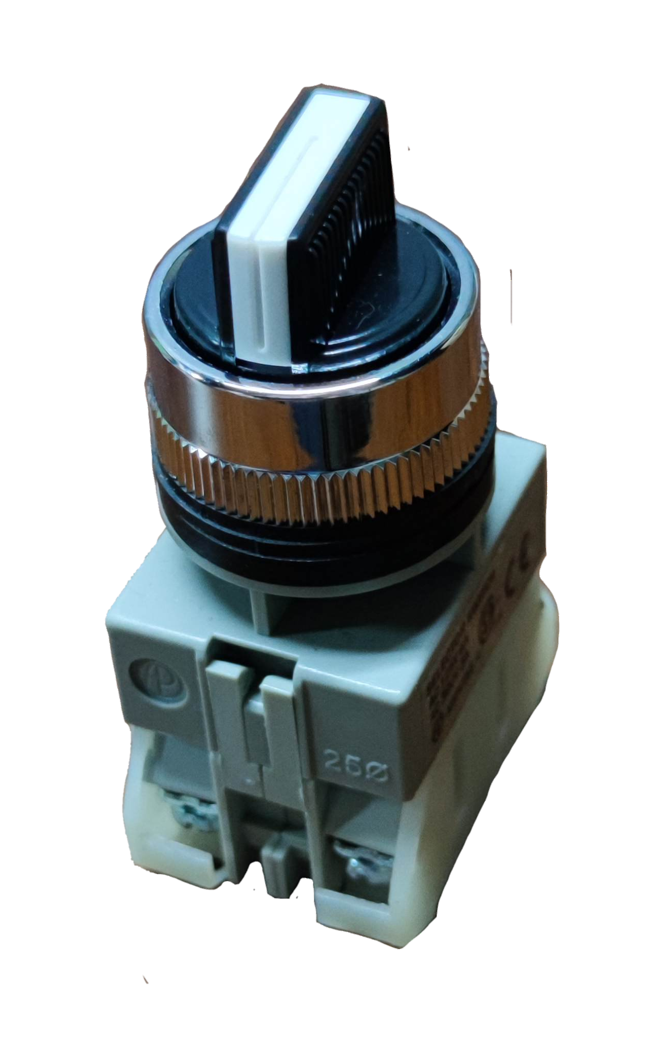 Auspicious 2 position selector switch with spring return for power points and switches