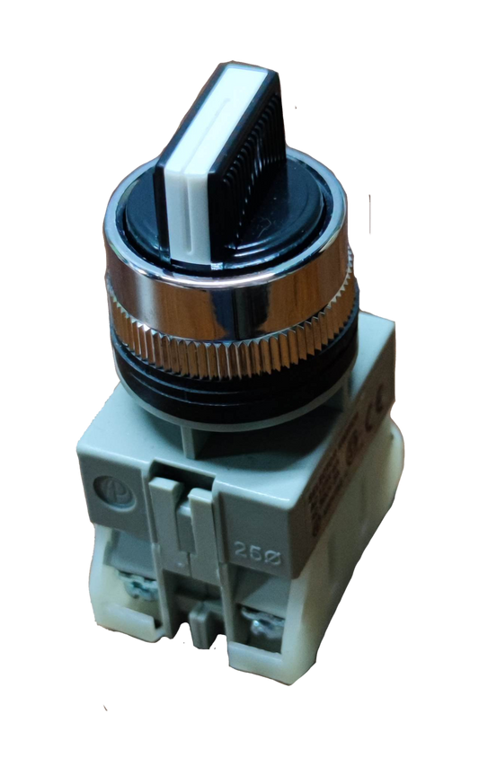 Auspicious 2 position selector switch with spring return for power points and switches