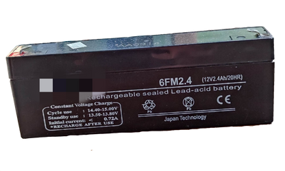 2.4AH rechargeable battery for electronics sealed lead-acid battery with constant voltage charge