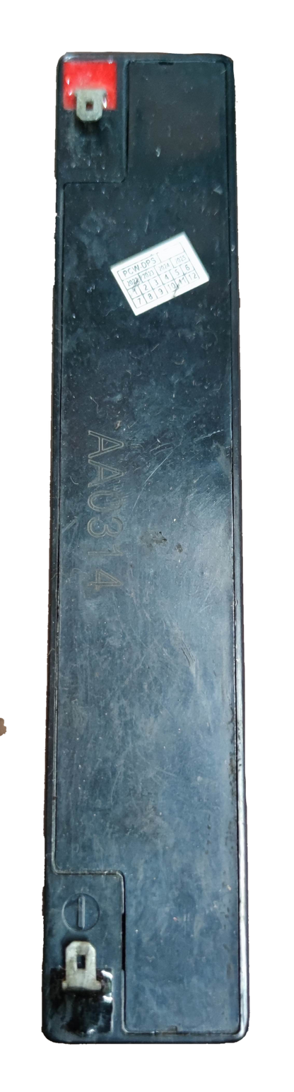 2.4AH rechargeable battery for electronics long rectangular black battery with terminals