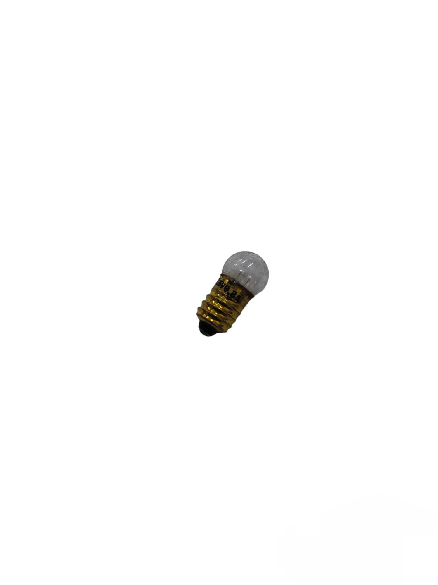 2.5V E10 flashlight bulb incandescent bulb with brass base made in China
