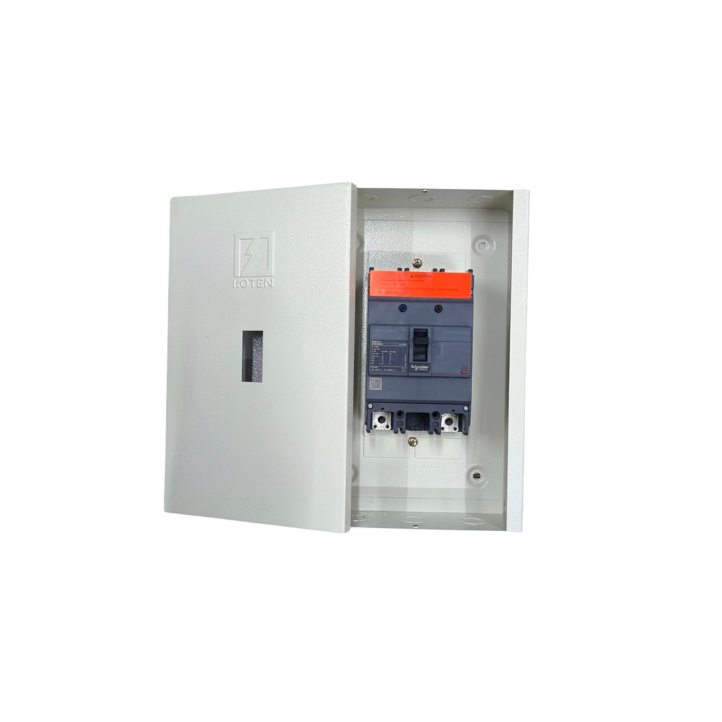 Schneider & Koten 200 amp MCCB with Nema 1 enclosure 2P 35KAIC for reliable electrical protection
