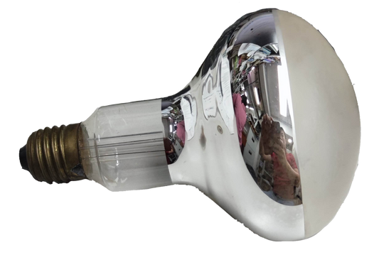 VIR 200W reflector bulb E27 220V with a shiny reflective surface and standard base for effective lighting