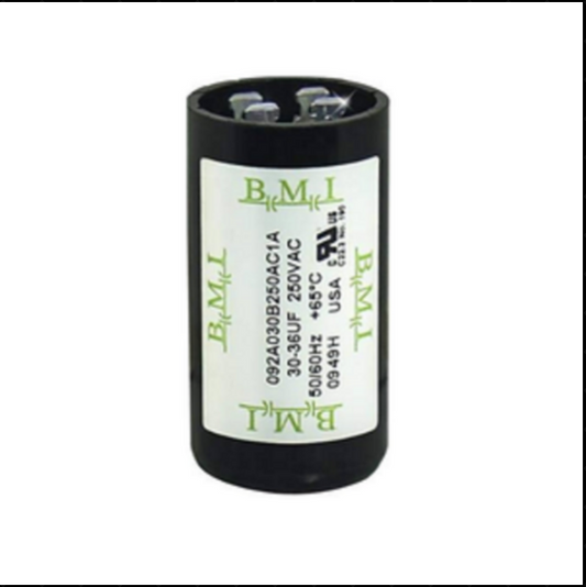 Motor Starting Capacitor 30-36UF 250VAC, BMI