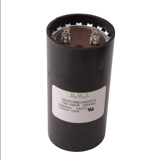 Motor Starting Capacitor 108-130 UF 330 VAC, BMI