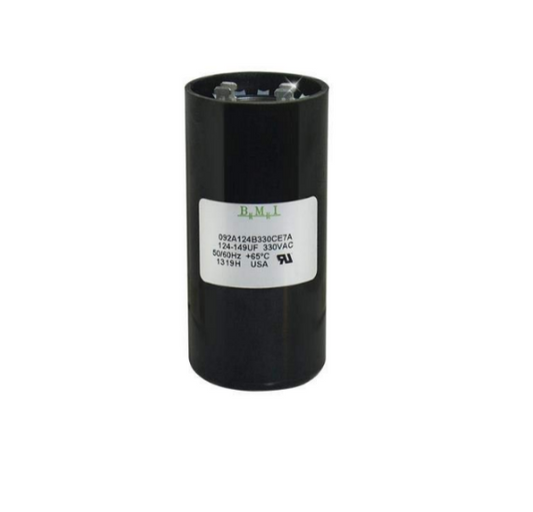 Motor Starting Capacitor 124-149UF 330 VAC, BMI