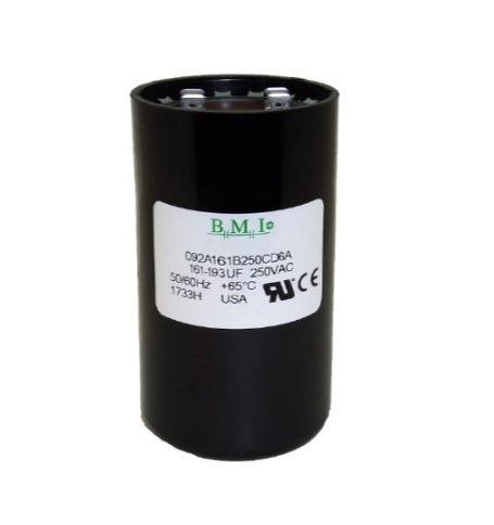 Motor Starting Capacito 161-193UF 250 VAC, BMI
