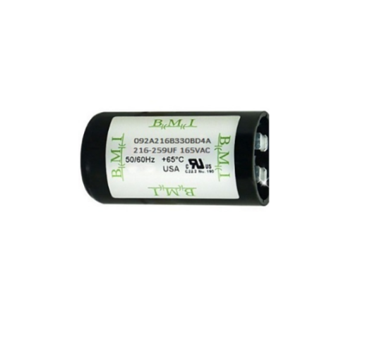 Motor Starting Capacitor 216-259UF 165 VAC, BMI