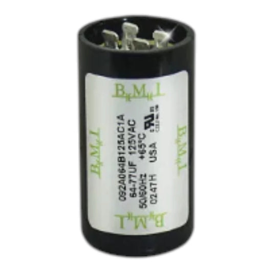 BMI Motor Starting Capacitor 64-77UF 125V AC, Capacitor 64-77MFD 125V