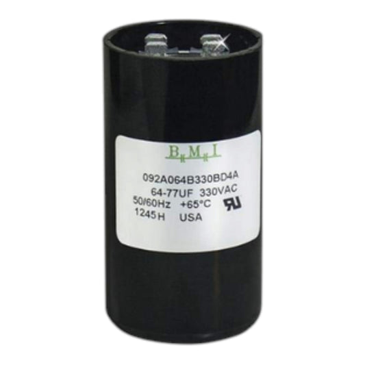 BMI Motor Starting Capacitor 64-77UF 330V AC, Capacitor 64-77MFD 330V