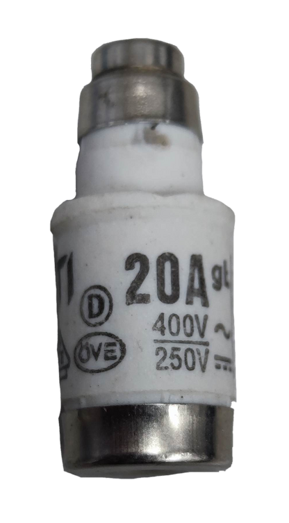 20A ceramic fuse 400V electrical component from China with metal end caps for circuit protection