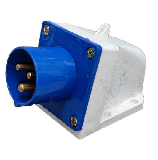 Grippes 16A 2P+E Industrial Plug Wall Type (3P) # 513 IEC309-2