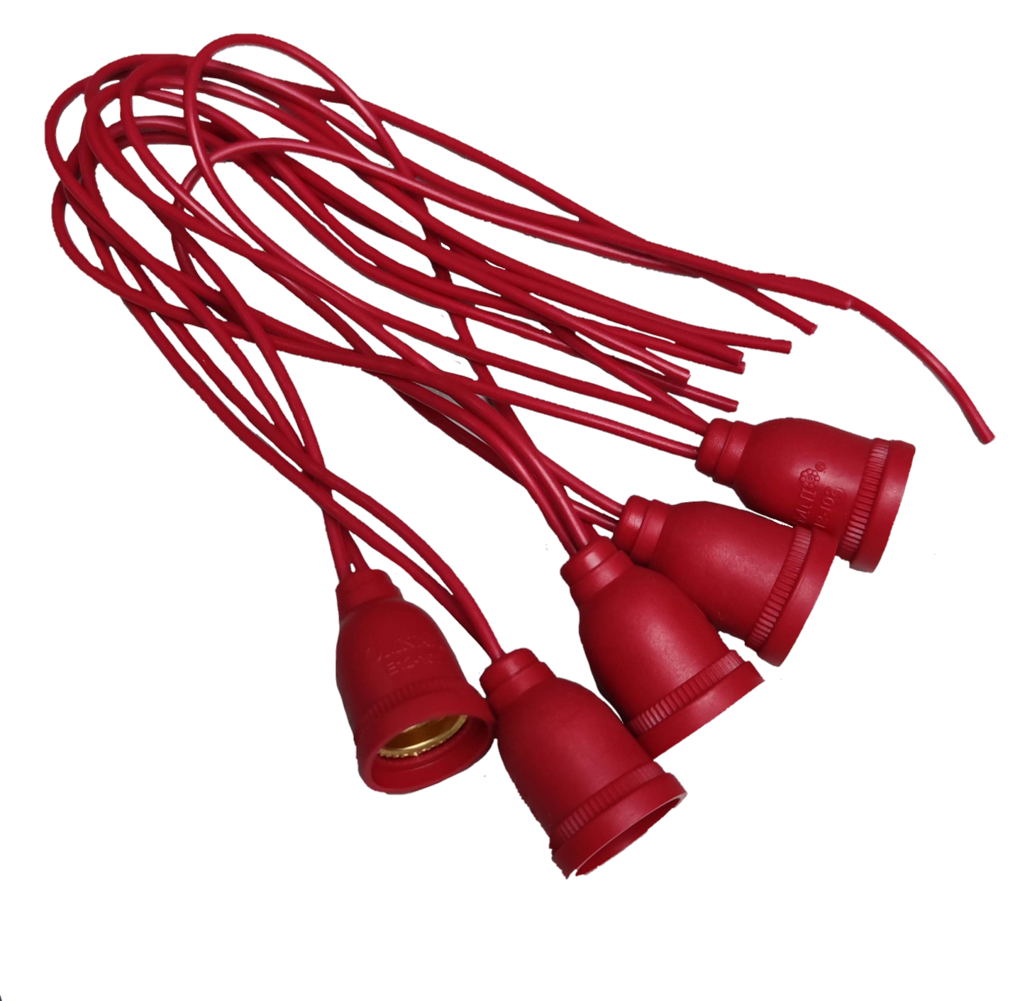 Omni  Pigtail Socket E12 E12-102 (5PCS) , E-12 Rubber Socket