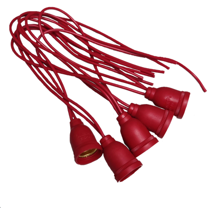 Omni  Pigtail Socket E12 E12-102 (5PCS) , E-12 Rubber Socket