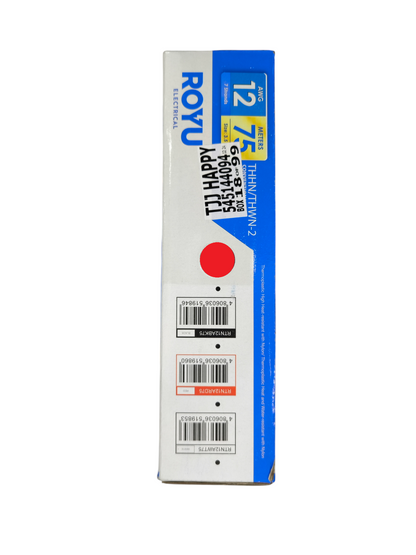 Royu 3.5mm Stranded Wire AWG 12/7 THHN/THWN (75 Meters) White