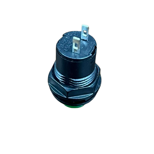 220V Green Push Lock Normally Open Switch for Secure Electrical Connections