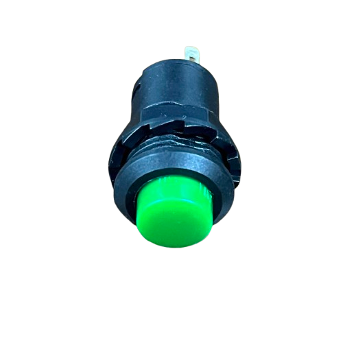 220V Green Push Lock Normally Open Switch with Durable Design for Easy Operation
