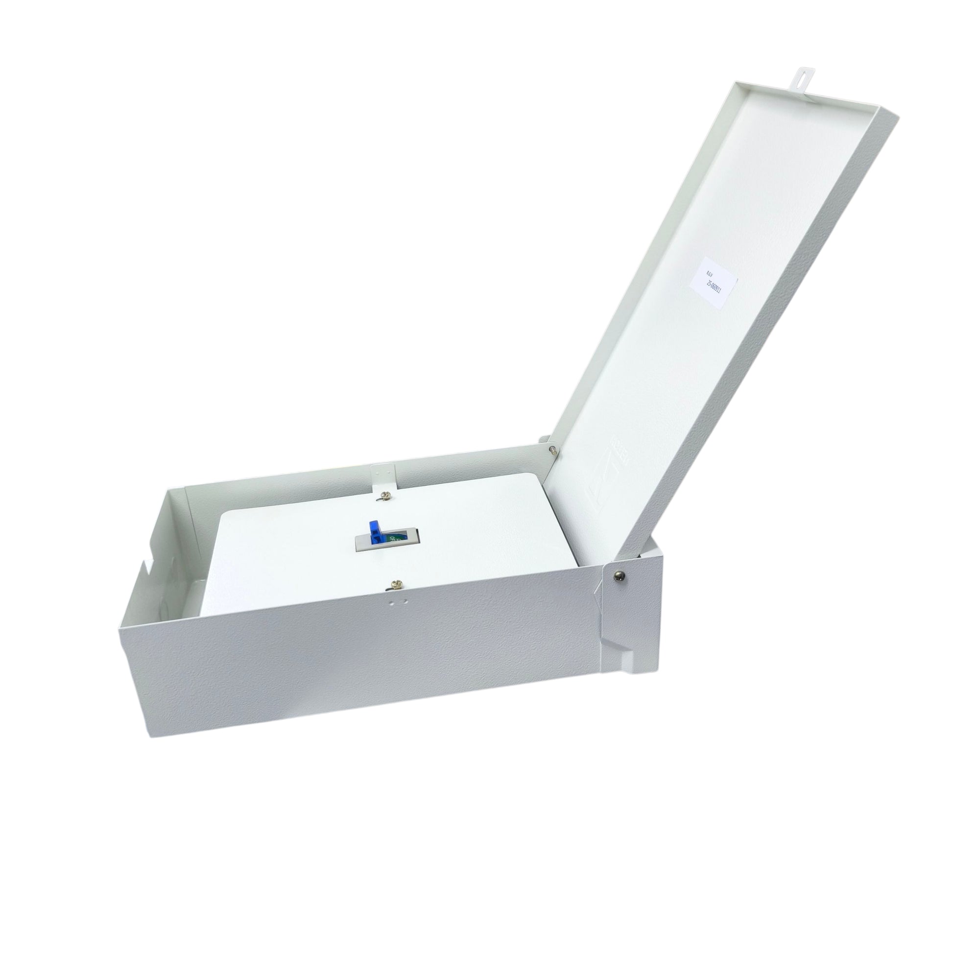 Koten 225A industrial outdoor circuit breaker in an open metal enclosure for electrical installations