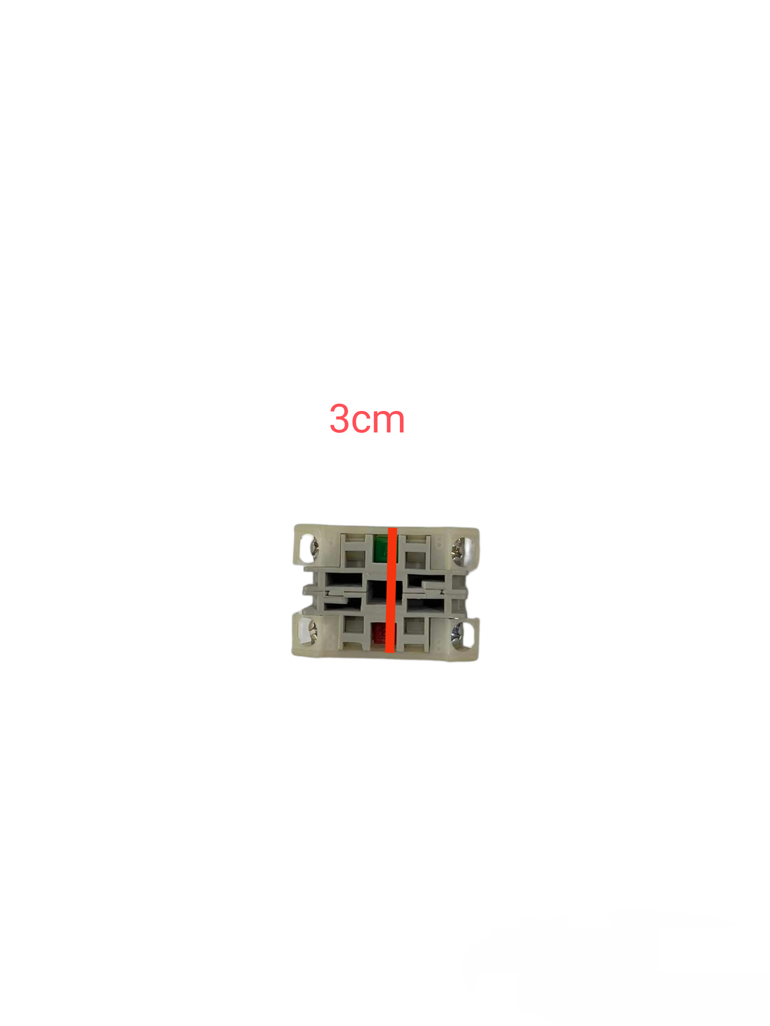Auspicious 22mm green push button switch component for door chimes and bells with compact design