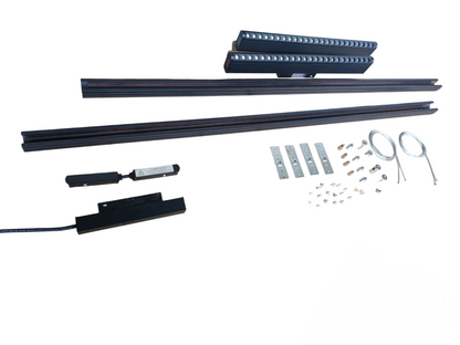 ILLUMIQ TERRA Magnetic Track Light 2 Meters 26mm with 4pcs 12W LED Rotary Grille Track Light 220V Daylight 6500K