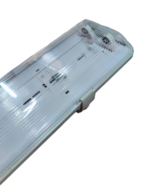 Opple 2x8W LED Fluorescent Fixture Weatherproof Single Ended Fixture Only