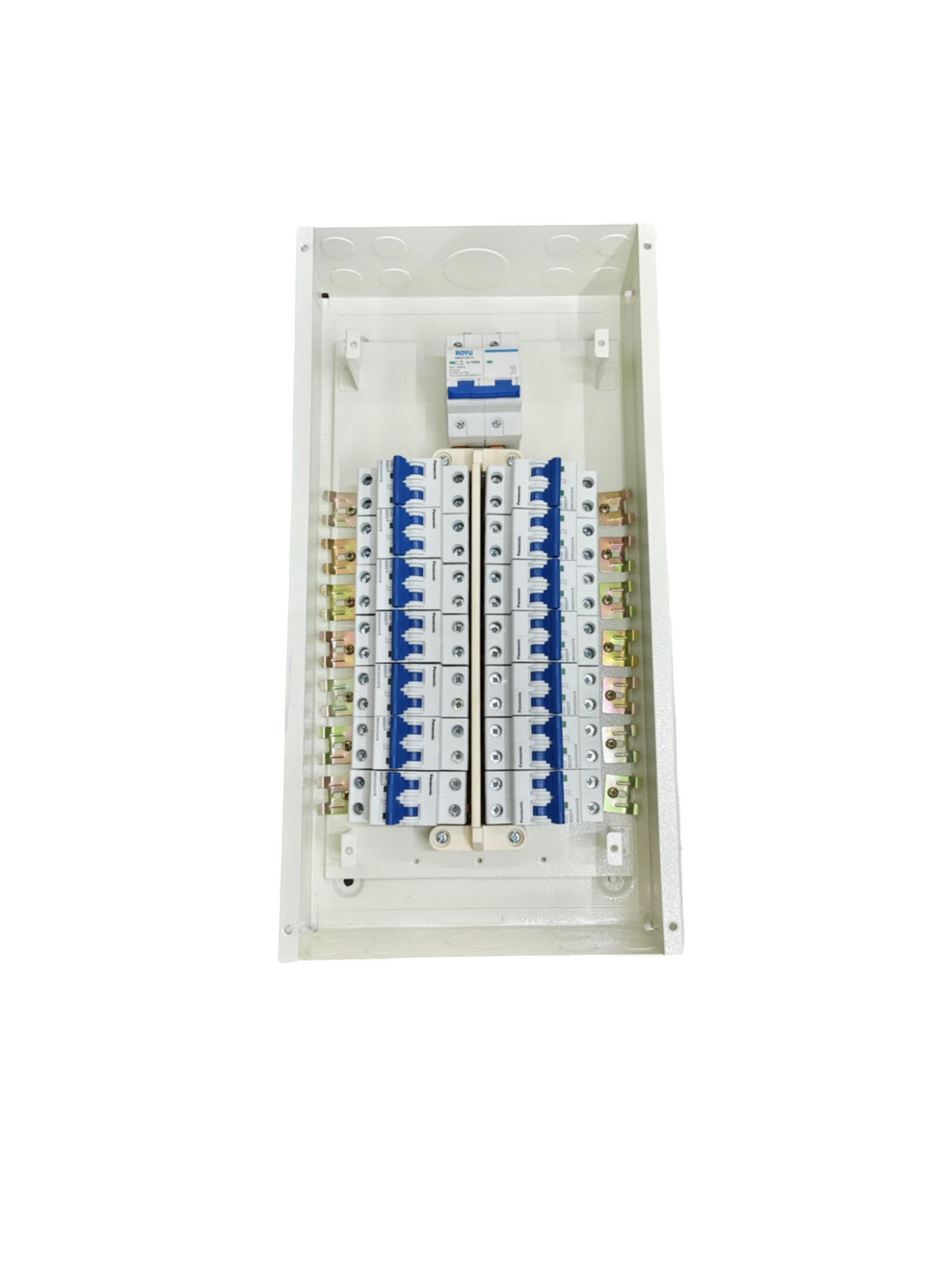 Panel Board 125A 2Pole Main Royu with 14 Branches 2Pole Miniature Circuit Breaker  Panasonic