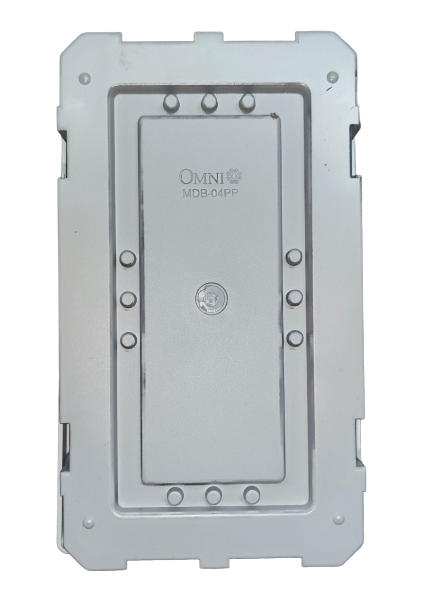 Omni 4 Ways Distribution Panel Box MDP-04PP Recessed Type Distribution Panel for Miniature Circuit Breaker