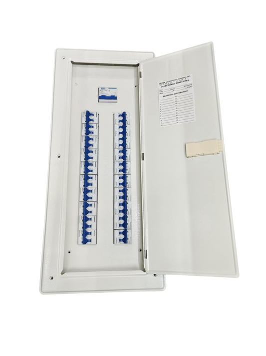 Panel Board 125A 2Pole Main Royu with Miniature Circuit Breaker 20 Branches 2 Pole Panasonic Branches