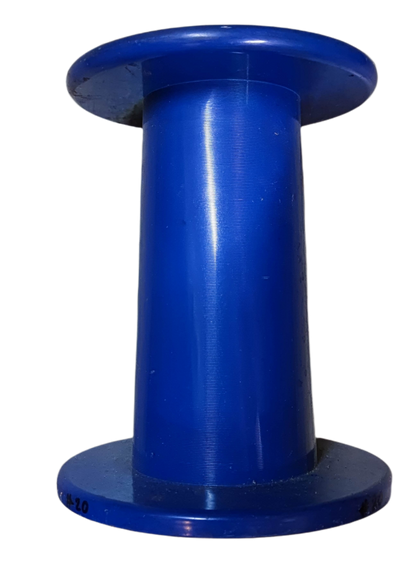 Local 25kg plastic spool for wire in blue for cable management and wire organization