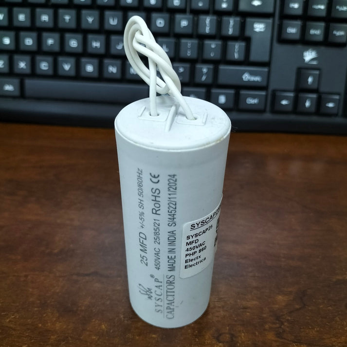 25MFD Running Capacitor 450V AC by Syscap | Electx Electrical Supply