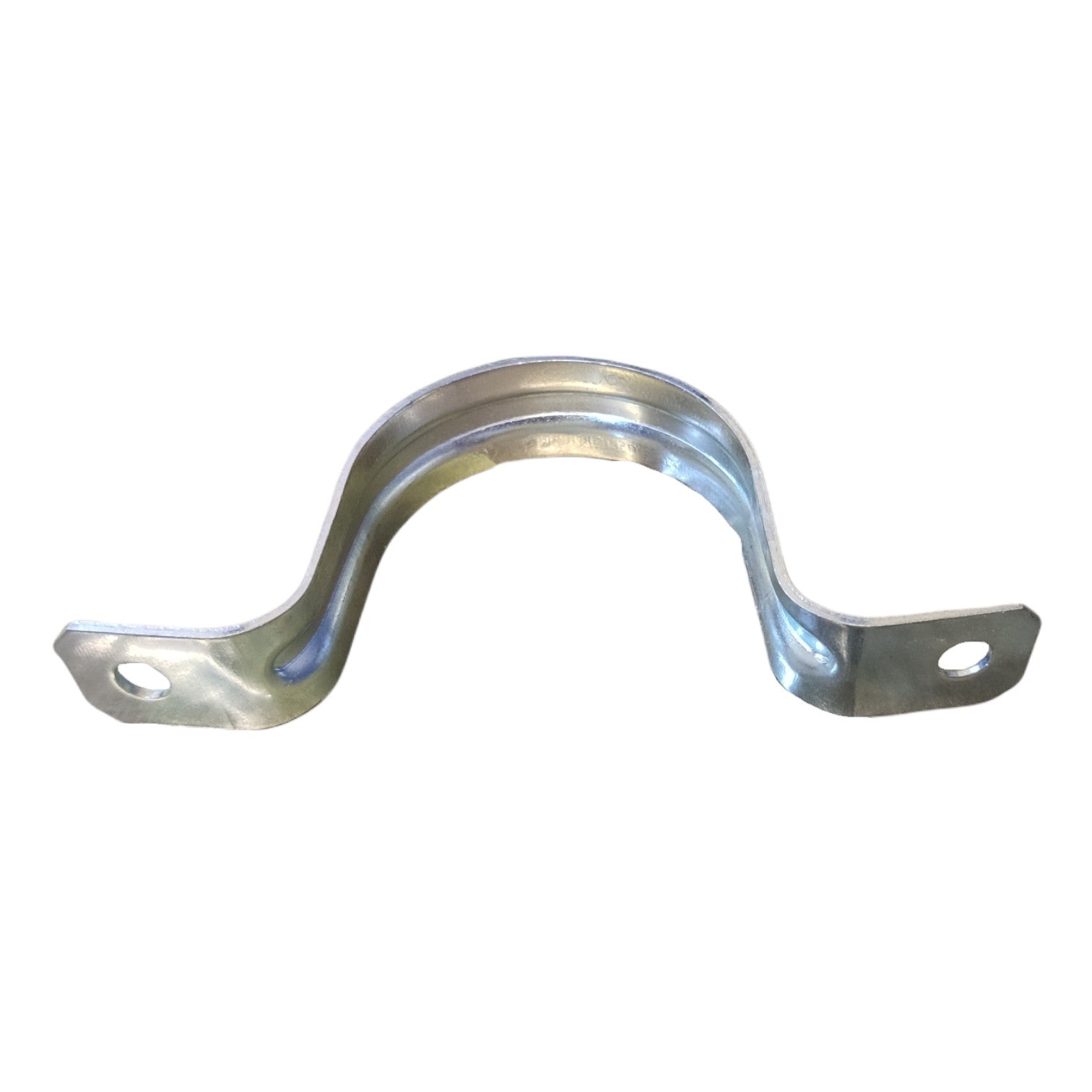 Durable 25mm 2 hole pipe strap bracket for secure pipe installation and support