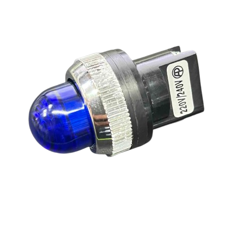 Auspicious 25mm blue neon pilot lamp 220V designed for work and safety applications