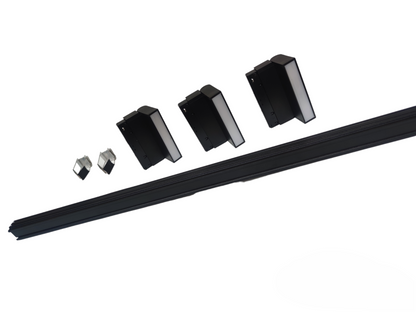 ILLUMIQ TERRA 26mm LED track light for industrial with multiple light fixtures and track components