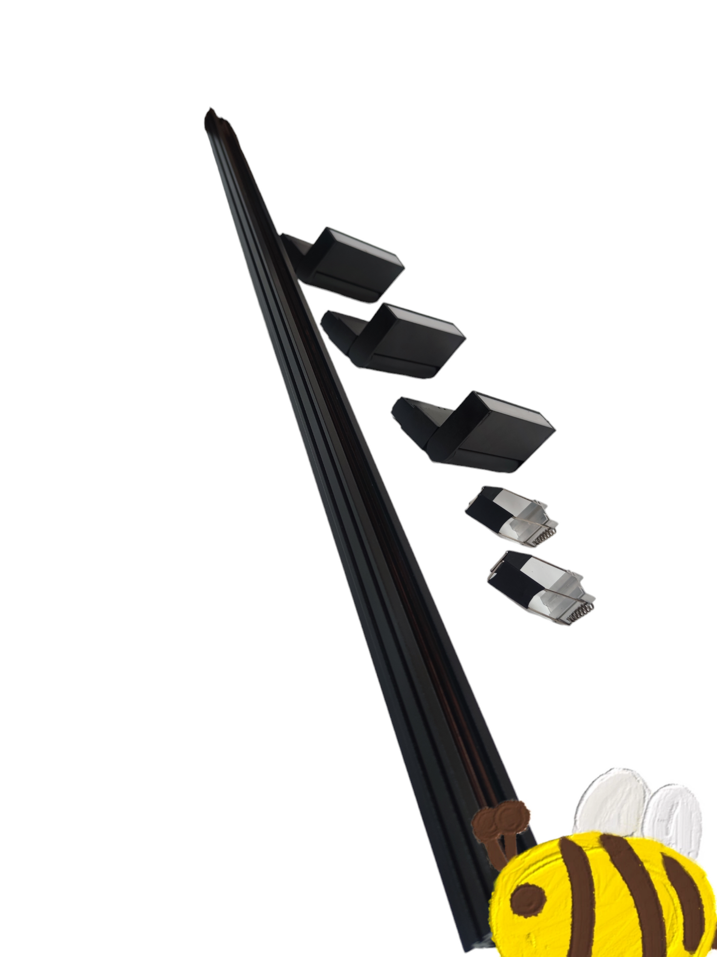 ILLUMIQ TERRA 26mm LED track light for industrial use with adjustable fixtures and sleek design