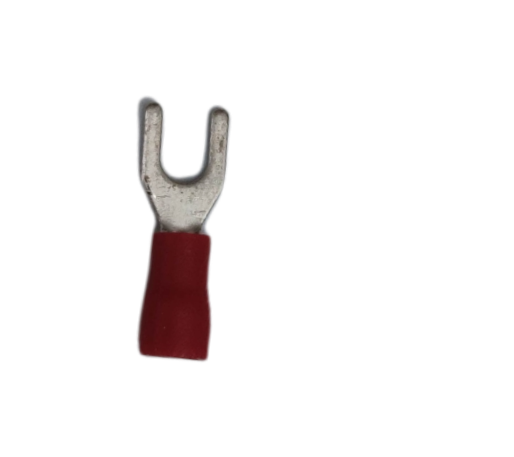Local Terminal Lugs Y Type Red Insulation 2.0mm (10Pcs + 10Pcs Free) , Y Terminal Lugs,  Y Terminal Lugs