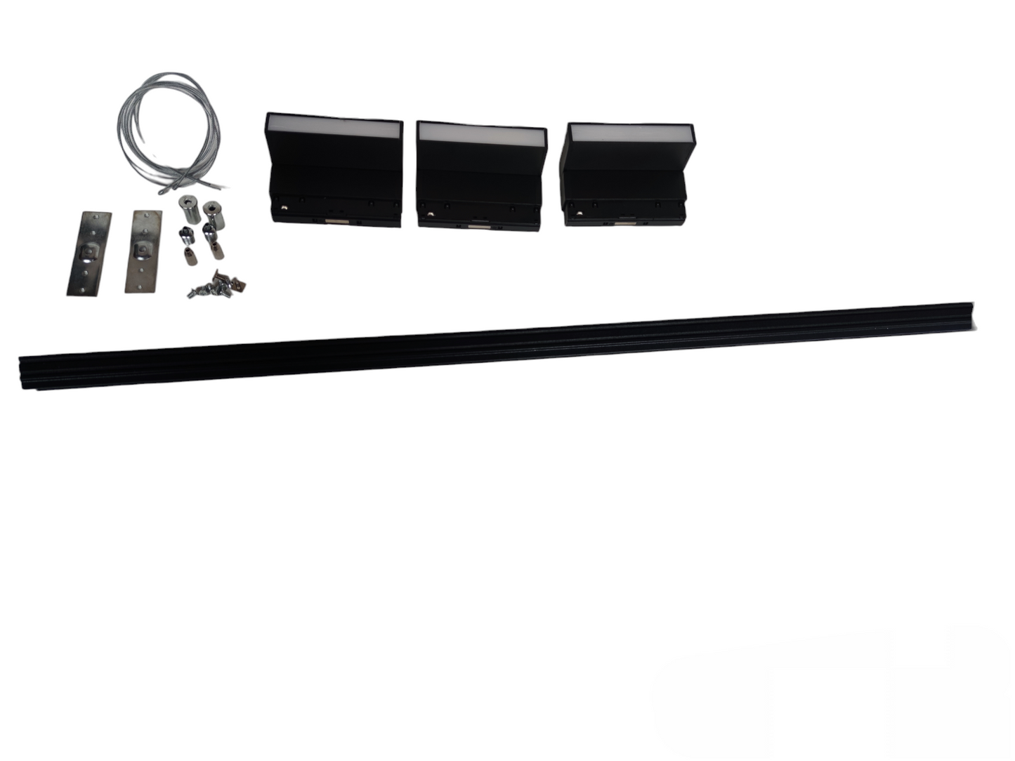 ILLUMIQ TERRA Magnetic Track Light 1 Meter 26mm with 3pcs 6W LED Foldable Flood Daylight 6500K 220V