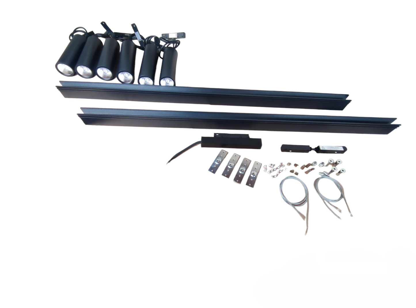 ILLUMIQ TERRA Magnetic Track Light 2 Meters 50mm with 6Pcs 6W LED Pendant Track Light 220V Warm White 3000K