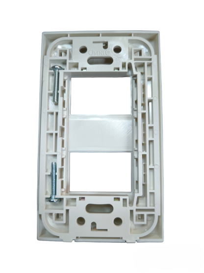 Omni 2 Gang Plate Cover Wide Series WWP-112