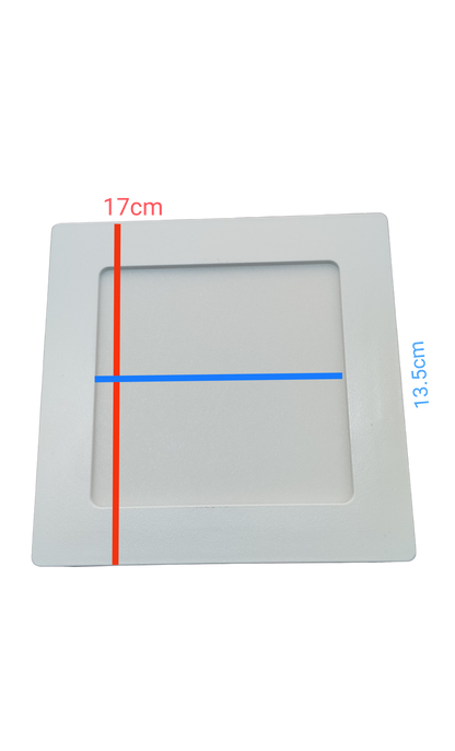 Ecolum 12W 6" Surface Downlight Square Daylight 220V 170mm Surface Downlight 220V 12W 220V Surface Downlight 6500k