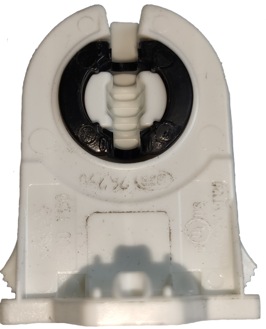 Fluorescent Holder T-8 (Push Through) T130 Small (BJB)