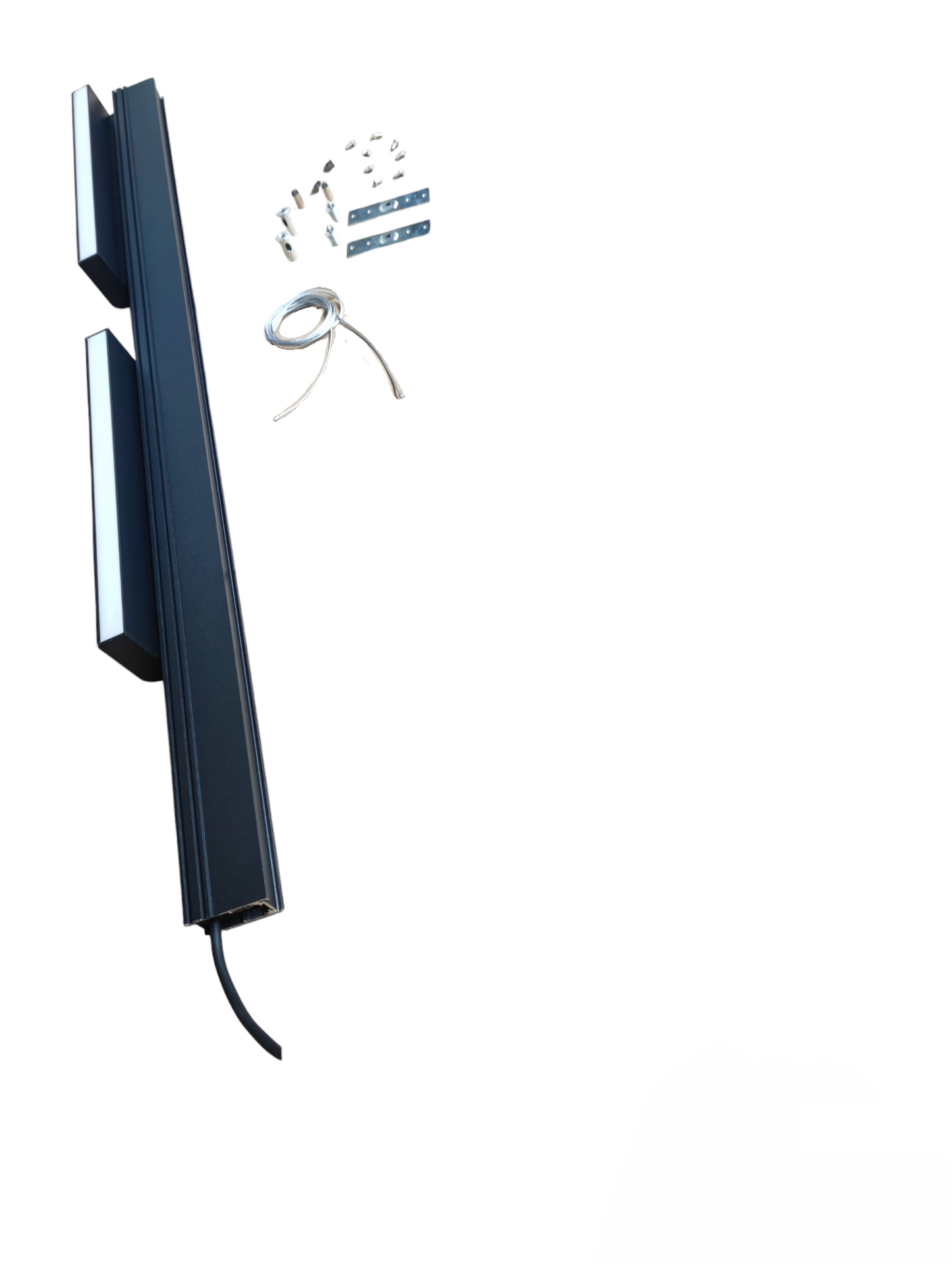 ILLUMIQ TERRA Magnetic Track Light 1 Meter 50mm with 2pcs 18W LED Foldable Flood Track Light Daylight 6500K 220V