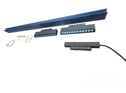 ILLUMIQ TERRA Magnetic Track Light 2 Meters 26mm with 4pcs 12W LED Rotary Grille Track Light 220V Cool White 4000K