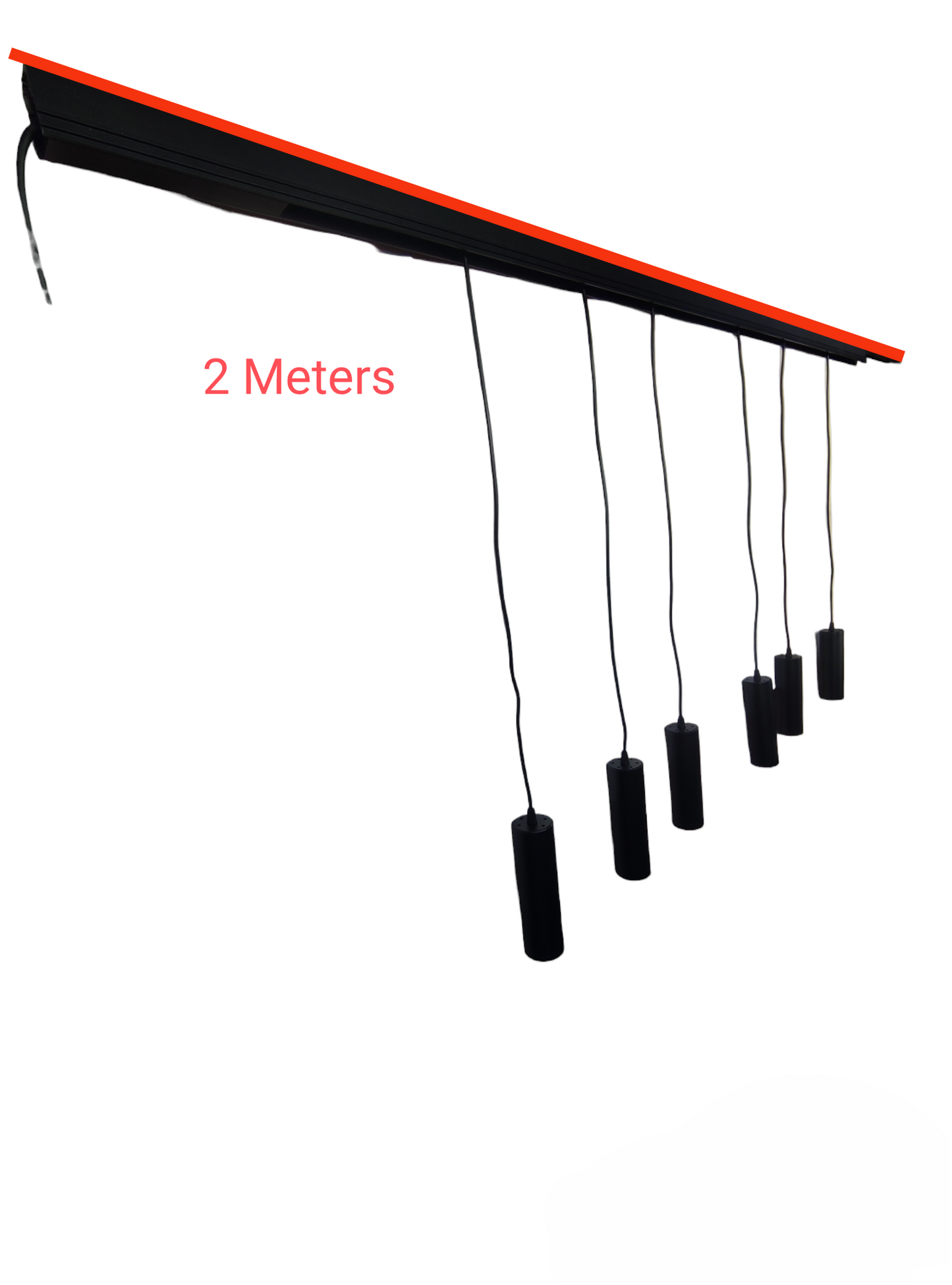 ILLUMIQ TERRA Magnetic Track Light 2 Meters 50mm with 6pcs 6W LED Pendant Track Light 220V Cool White 4000K