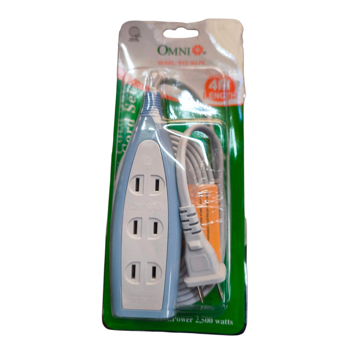 Omni 4 Gang Extension Outlet 10A 220V WEE-004