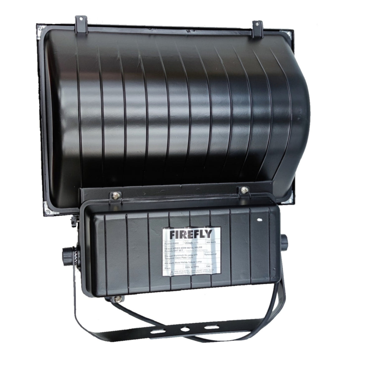 Firefly 400W Metal Halide Flood Light Fixture Set with Bulb 220V Daylight Venus Series FLHI121/S/400/FHIMH400DL/T