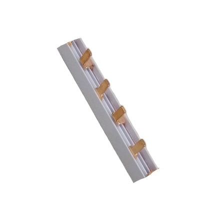 Himel 2P busbar for 2 pole MCB with copper connectors for electrical installations